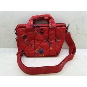 Lug Dory Mini Bouquet Red With Crossbody Strap NWOT